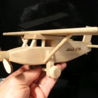 Holzflugzeug Typ Pilatus Geschenk