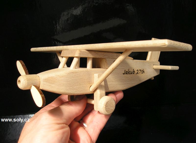 Holzflugzeug Typ Pilatus Geschenk