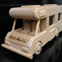 Holzgeschenk Campinganhänger