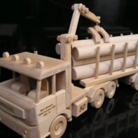 Forst Zugmaschine LKW mit Kran Geschenkeidee Modelle