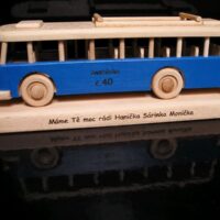 Holzbus RTO – Retro Modell Geschenk
