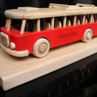 Roter Bus - Fahrer Geschenk mit Gravur