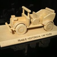 Holzauto Oldtimer Spielzeug, Geschenk für Sammler historischer Fahrzeuge
