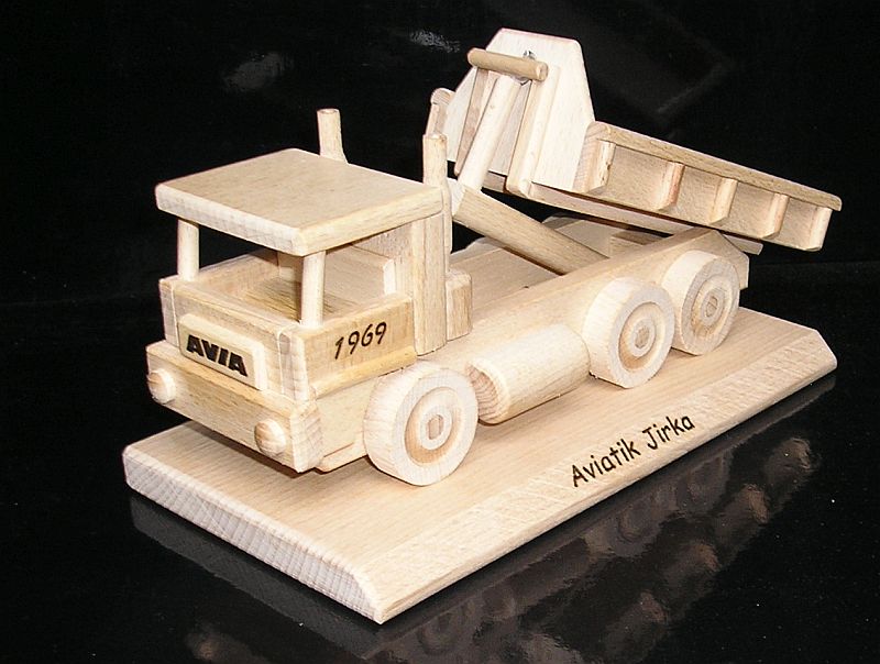 Kippcontainer-Lkw Holzgeschenke für Fahrer