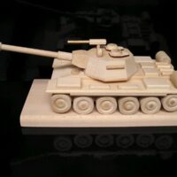 Armee-Geschenke Holzpanzer T72 russische Technik zum Geburtstag oder Ruhestand