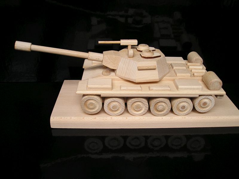 Armee-Geschenke Holzpanzer T72 russische Technik zum Geburtstag oder Ruhestand