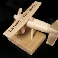 Holzflugzeug Geschenk zum Geburtstag für Piloten, luftfahrttaugliches Hochzeitsgeschenk