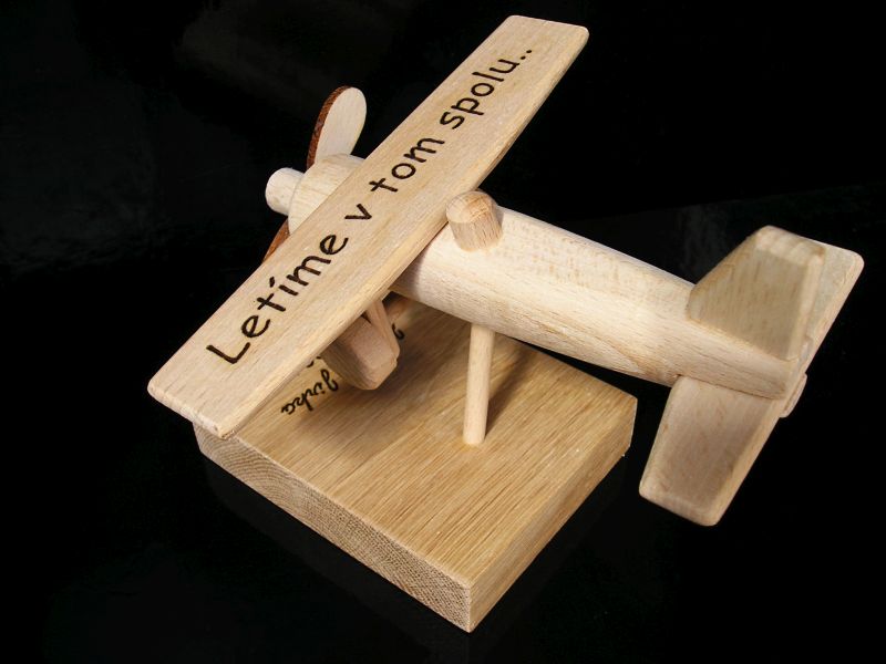Holzflugzeug Geschenk zum Geburtstag für Piloten, luftfahrttaugliches Hochzeitsgeschenk