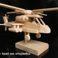 Holzgeschenke Helikopter Spielzeug aus Holz Geschenk für Piloten