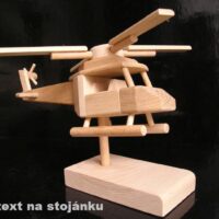 vrtulník helikoptéra dřevěné dárky dárky a hračky