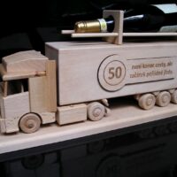 Geschenk für LKW-Fahrer, Holzmodell LKW