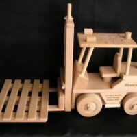 Geschenk für Lageristen, Logistik Modell eines Gabelstaplers