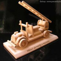 Holzgeschenke für Feuerwehrleute, Modell mit Leiter