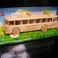 Holzbus Spielzeug für Kinder in Geschenkverpackung