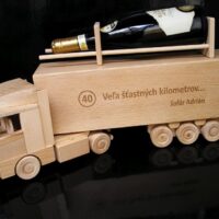 Holzgeschenk zum 40. Geburtstag Truck