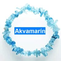 Aquamarin Armband aus Naturstein