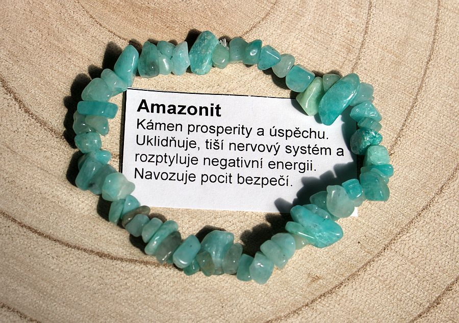 Náramek amazonit minerál