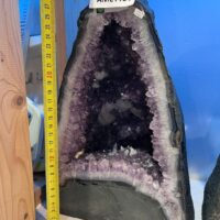 Amethyst Geode als Naturstein Dekoration