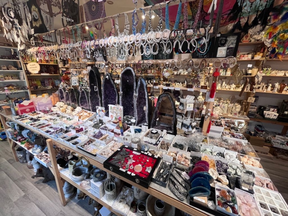 Amethyst-Geoden in der Welt der Steine