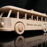 Holzspielzeug – Bus RTO Gute Fahrt Geschenk für Fahrer Vater Chef Direktor