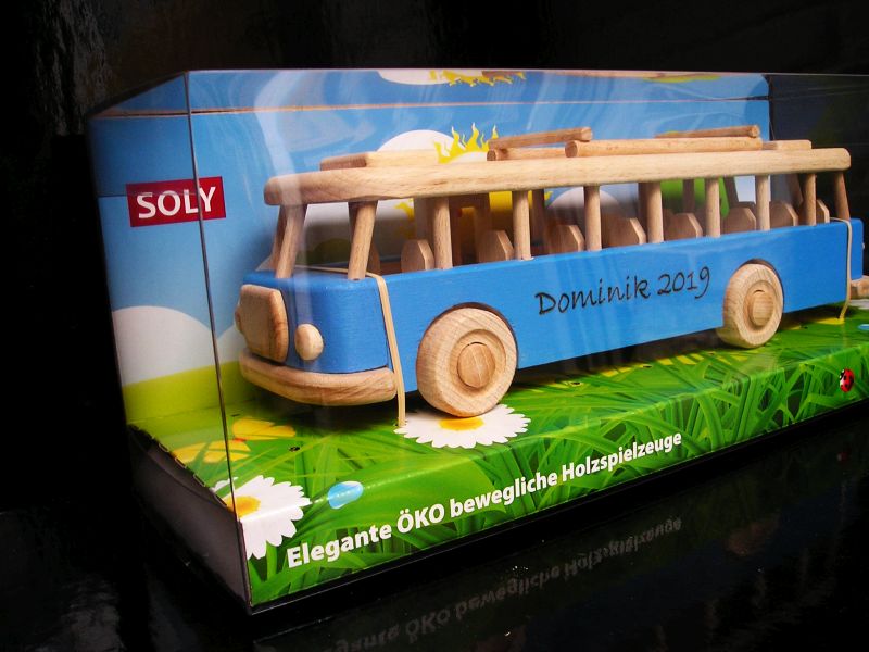 Spielzeugbus Blau