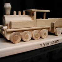 Dampflok Zug Geschenk Eisenbahn Geburtstag