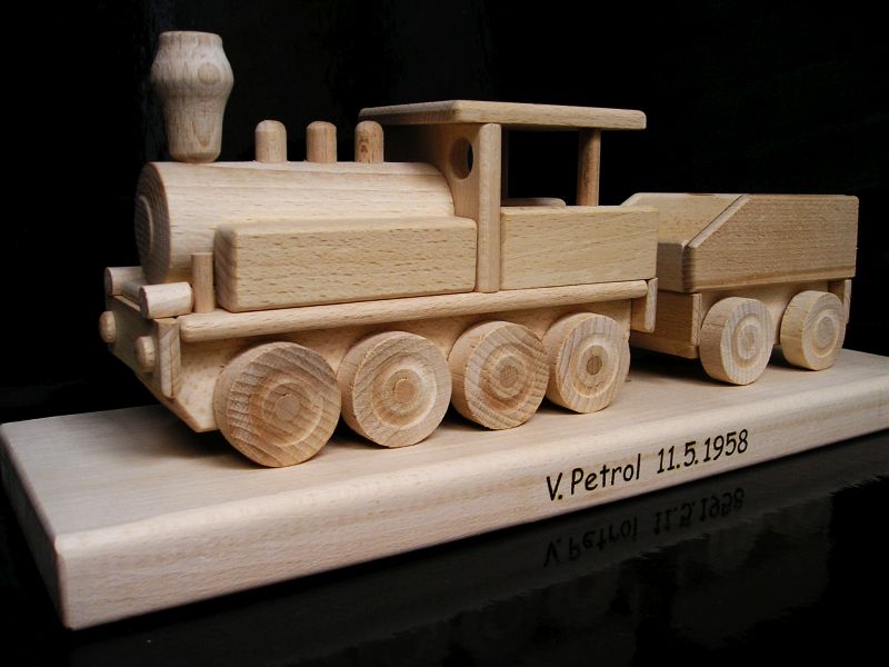 Dampflok Zug Geschenk Eisenbahn Geburtstag