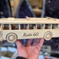 Holzbus RTO Modell Geschenk für Busfans