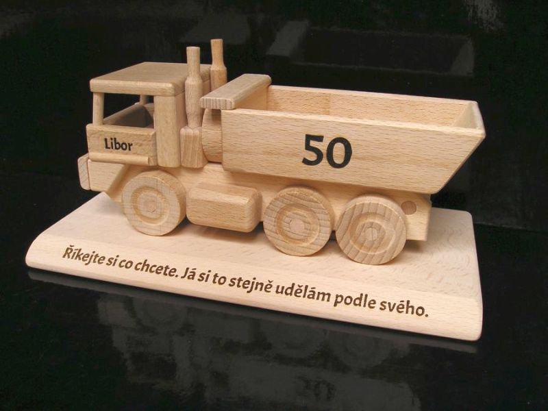 Geschenk fur Bau LKW zum 50. Geburgstag