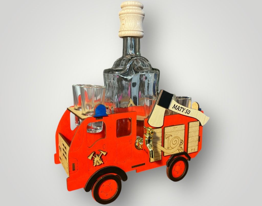 Geschenke zum 50. Geburtstag Feuerwehrmann Flasche