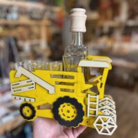 Flasche für Alkohol, Mähdresch