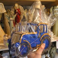 Flaschengeschenk für Traktorfahrer zum Ruhestand