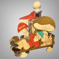 Geschenkkorb Pilzsammler Flasche zum 60.