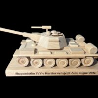 Holzmodell militärischer Panzer T72 Geschenk für Soldaten und Fahrer
