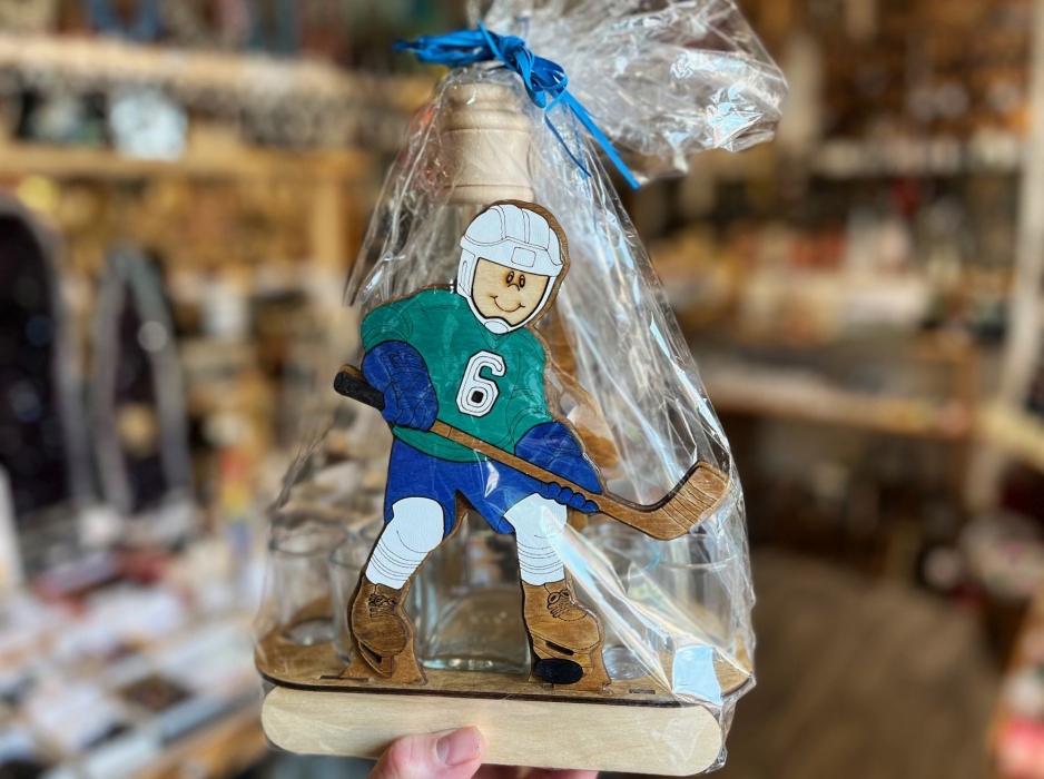 Eishockey Flasche Geschenk