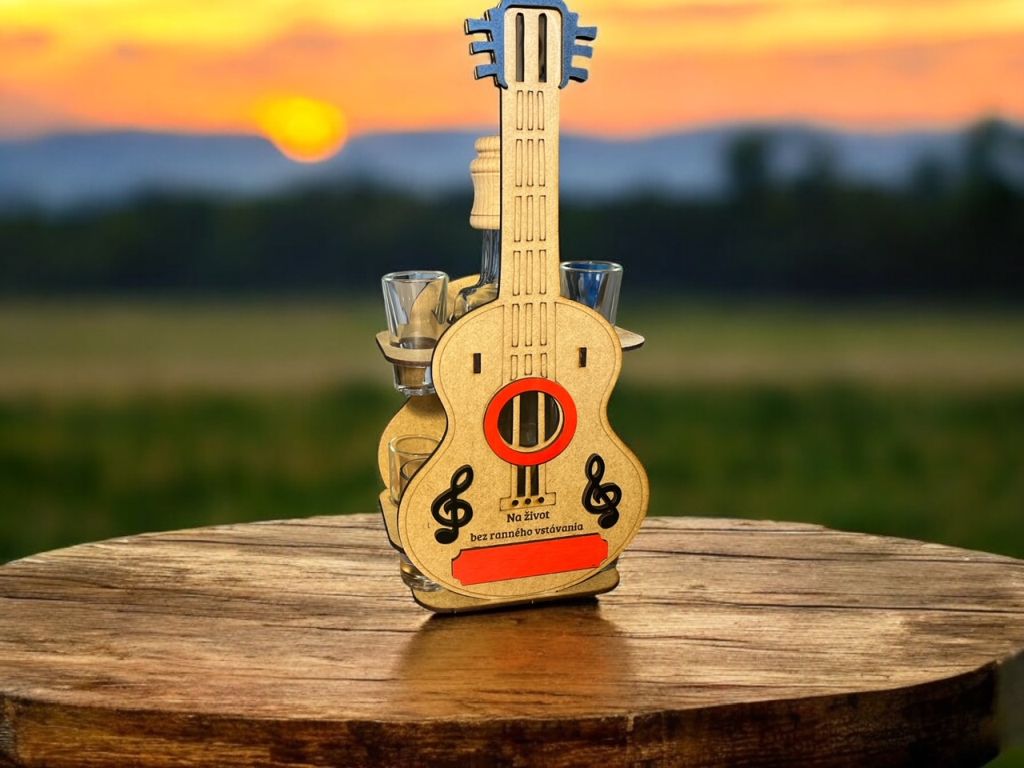 Geschenke für Musiker Musikanten Gitarren Flasche