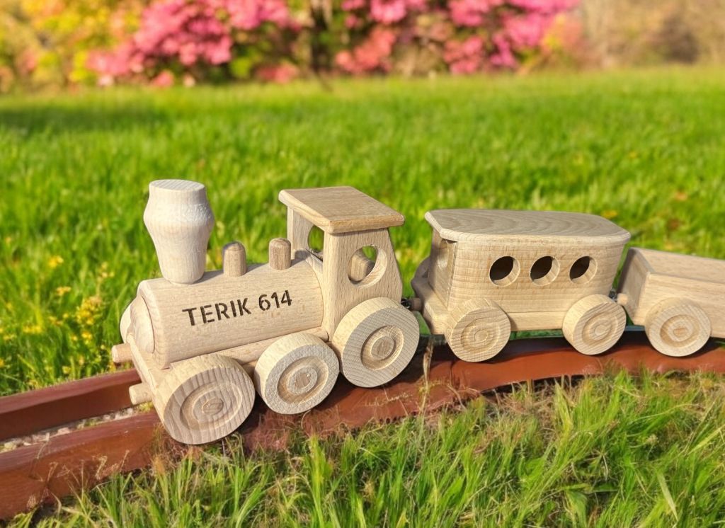 Holzspielzeug Eisenbahn