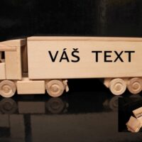 Geschenkflasche zum Geburtstag Truck LKW