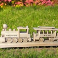 Zug als Geburtstagsgeschenk für Eisenbahnfans