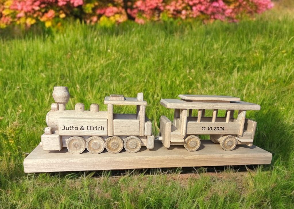 Zug als Geburtstagsgeschenk für Eisenbahnfans