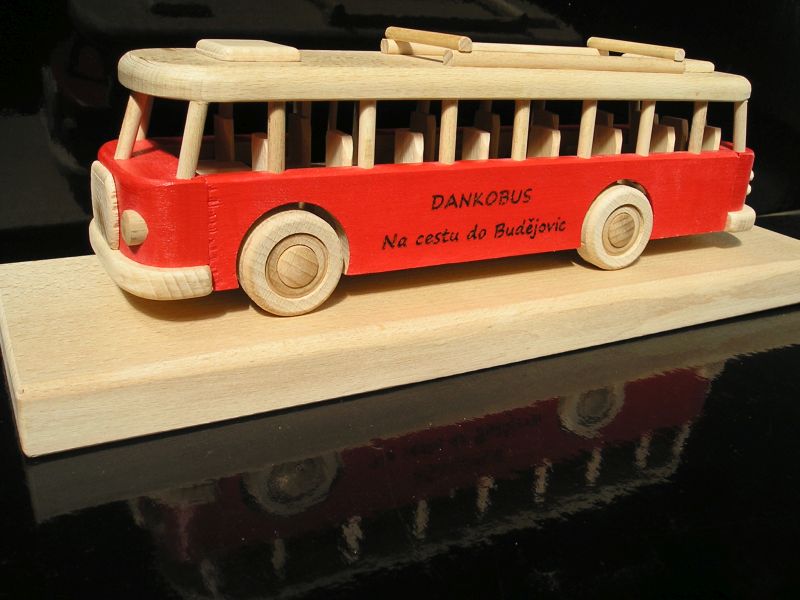 Holzbus Geschenk Spielzeug