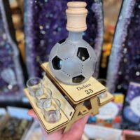 Fußball Geschenk zum 30. Geburtstag Bank Flasche