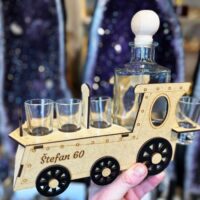 Geschenkflasche – Eisenbahn zum 60.