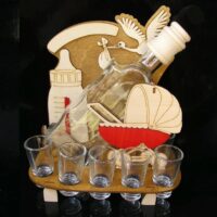 Geburtsgeschenk Baby für Vater Flasche Feier