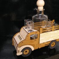 Geschenk für Baufahrzeuge Lkw-Fahrer Flasche zum Ruhestand