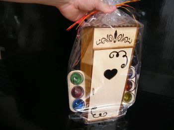 WC Geschenk, Toilette, Klo, Außentoilette Flasche