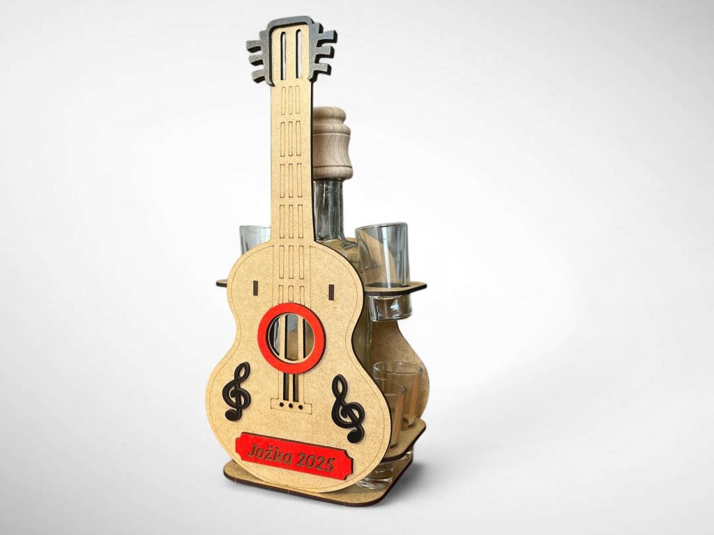 Geschenk für Musiker Gitarristen Flasche