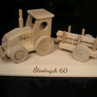 Geschenk für Traktoristen, Traktormodell mit Widmung zum Geburtstag