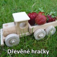Niedlicher Kinder-LKW aus Holz Geschenke und Spielzeug