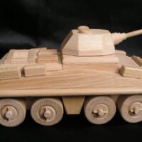 Militärtransporter, Panzer – Holzspielzeug Geschenke für Soldaten